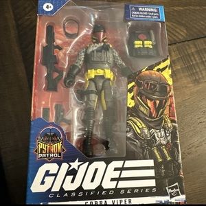 Hasbro G.I. Joe Classified Python Patrol Cobra Viper 7 in Action Figure - F4755